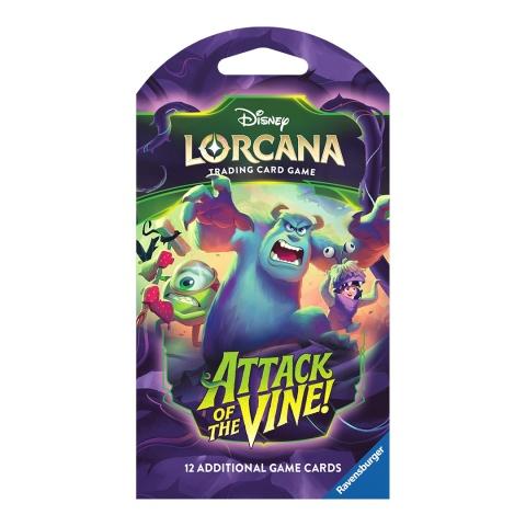 Disney Lorcana TCG – Attack of the Vine! Sleeved Booster Pack