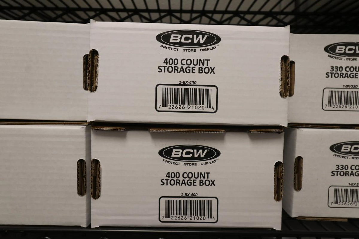 BCW 400 Count Card Storage Box