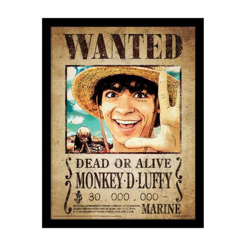One Piece (Live Action) - Luffy-Wanted - 11x17 Framed Gel Coat