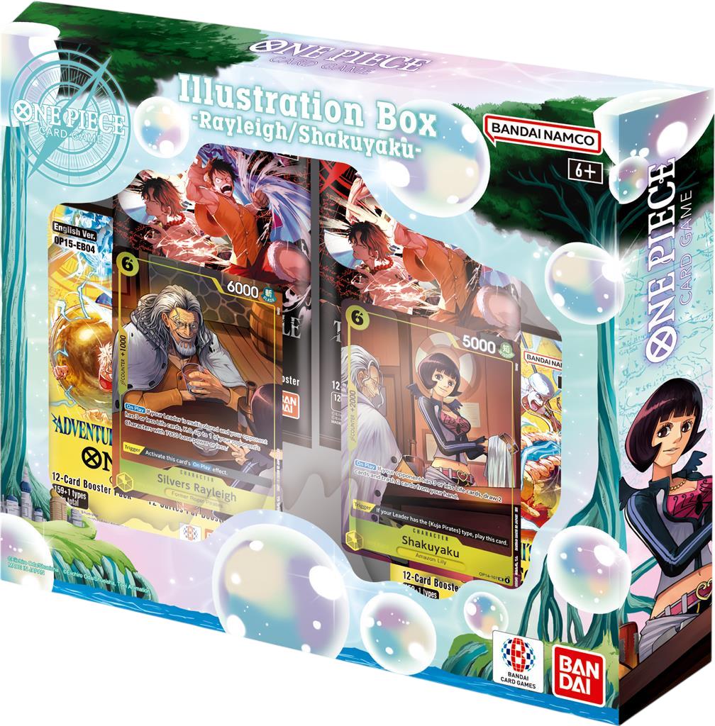 One Piece Card Game – Illustration Box Vol. 7 (IB-07) – Rayleigh & Shakuyaku
