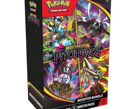 Pokémon TCG: Mega Evolution – Pitch Black Booster Bundle (6 Packs)