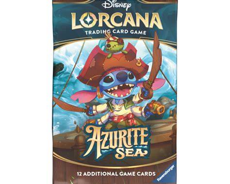 Disney Lorcana TCG – Azurite Sea Sleeved Booster Pack