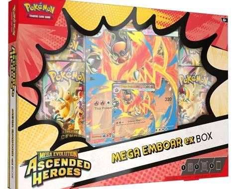 Pokémon TCG: Mega Evolution – Ascended Heroes Mega Emboar ex Box