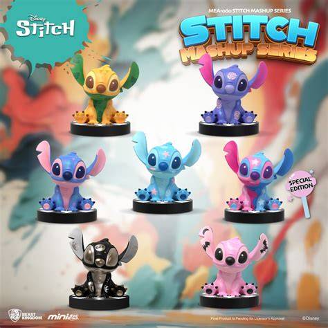 Beast Kingdom - Disney - Stitch Mashup Series Blind Box (One random figure per purchase)