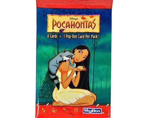 1995 SkyBox Disney Pocahontas Trading Cards – Sealed Booster Pack