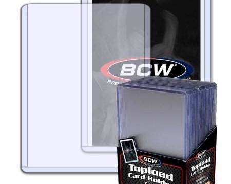 BCW Thick Card Topload Holder – 59 PT – 25 Coun