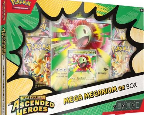 Pokémon TCG: Mega Evolution – Ascended Heroes Mega Meganium ex Box