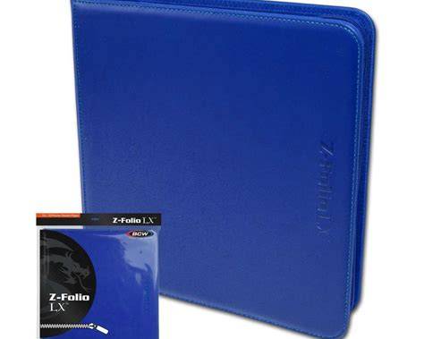 BCW Z-Folio 12-Pocket LX Album – Bl