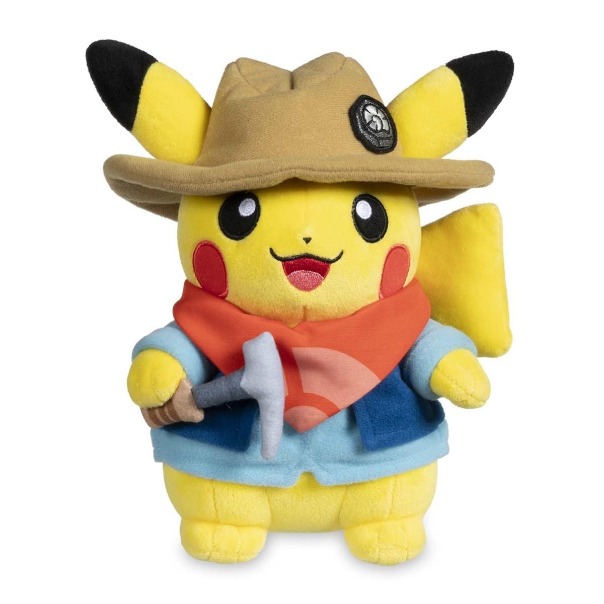 Pokémon Fossil Museum: Excavator Pikachu Plush - 8 ¼ In Limited