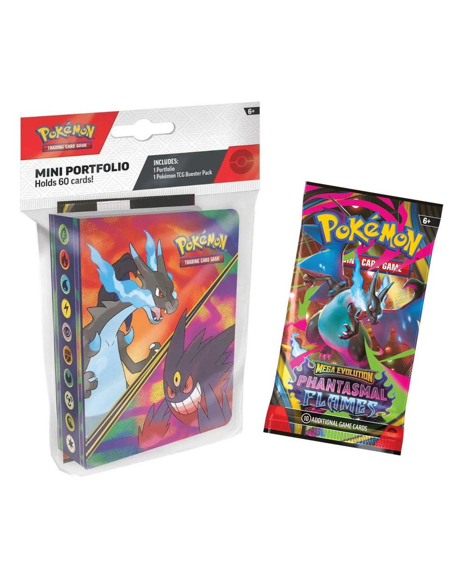 Pokémon TCG – Mega Evolution: Phantasmal Flames Mini Portfolio + Booster Pack