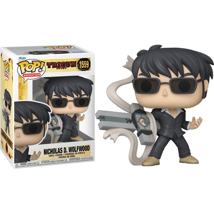 Funko POP! Animation: Trigun – Nicholas D. Wolfwood with Punisher Cross #1559
