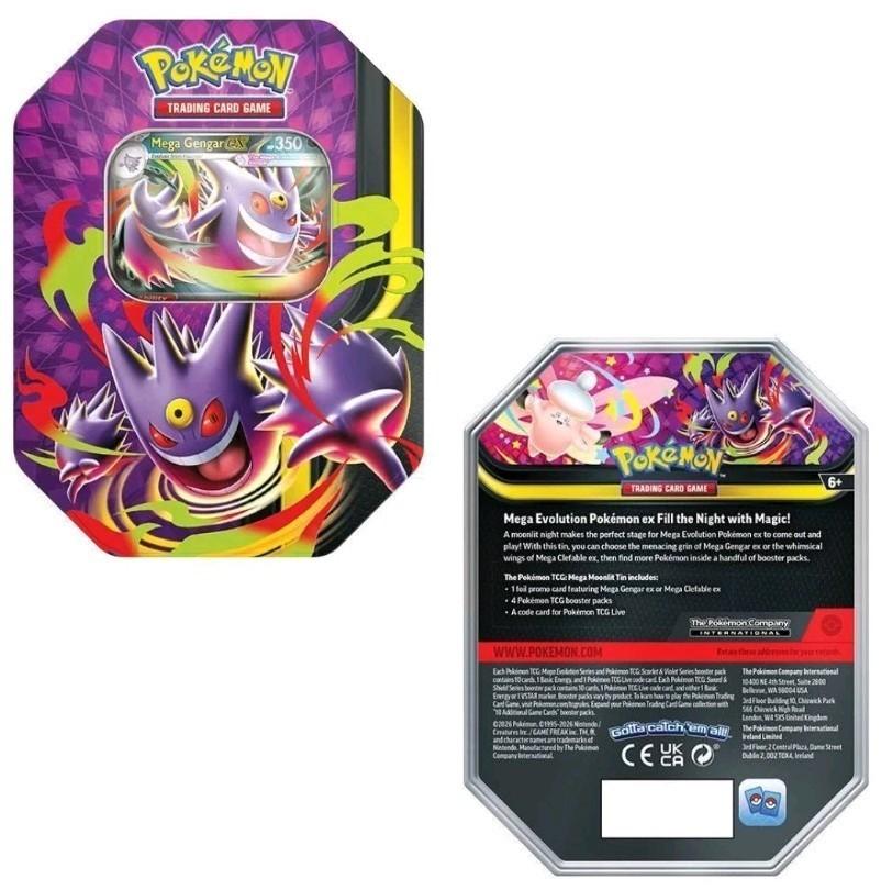 Pokémon TCG: Mega Moonlit Tin — Mega Gengar ex
