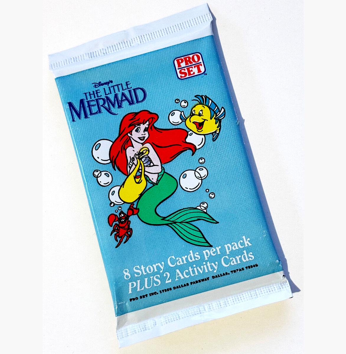 1991 Pro Set Disney The Little Mermaid Trading Cards – Sealed Pack