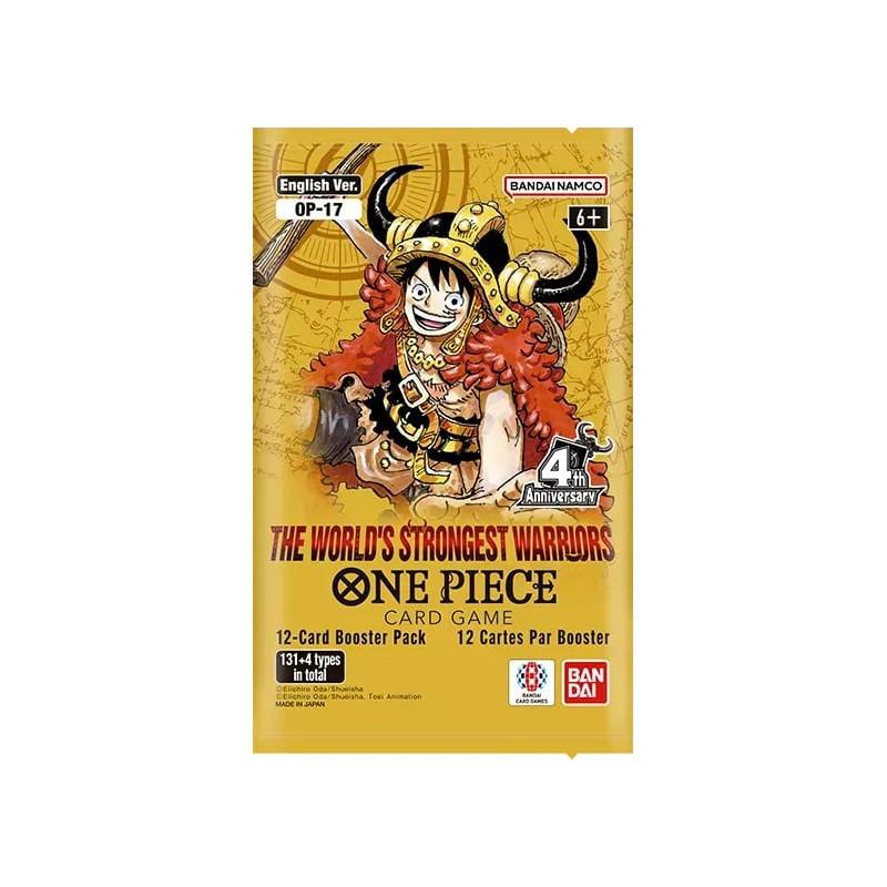 One Piece - the worlds strongest warriors 12 card booster pack